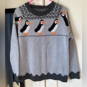 Cotton Puffin Sweater